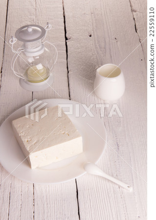 fresh sour cream and  quark 22559110