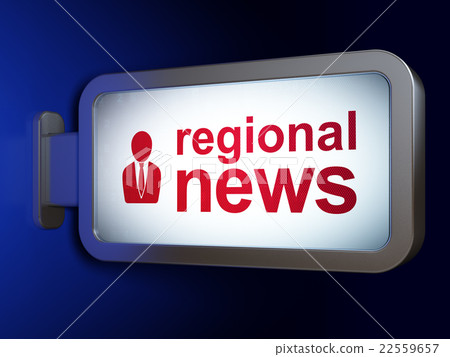 News concept: Regional News and Business Man on News concept: Regional News and Business Man on 22559657