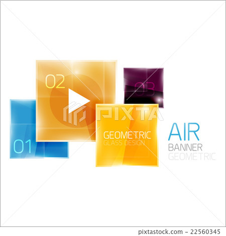 Multicolored squares with sample text Multicolored squares with sample text 22560345