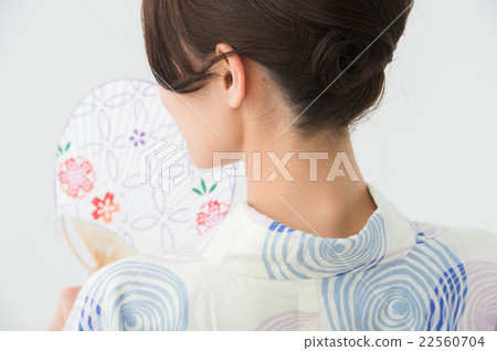 浴衣女人（頸背） 22560704