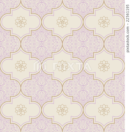 Vector seamless pattern with art ornament for Vector seamless pattern with art ornament for 22561195