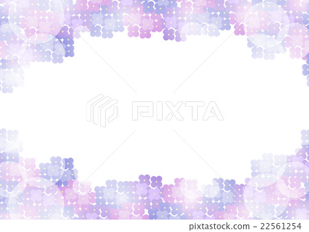 Hydrangea illustration background frame - Stock Illustration [22561254 ...