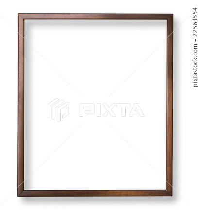 wooden frame isolated 22561554