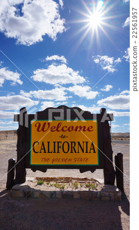 Welcome to California state concept Welcome to California state concept 22561957