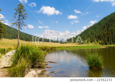 Beautiful alpine panorama 22562231