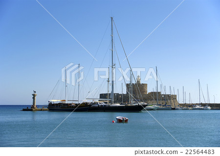 Rhodes Tower of St. Nicholas, Greece 22564483