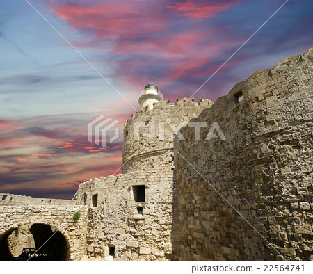 Rhodes Tower of St. Nicholas, Greece Rhodes Tower of St. Nicholas, Greece 22564741