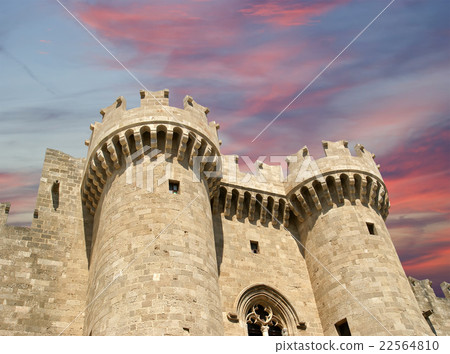 Rhodes Medieval Knights Castle (Palace), Greece Rhodes Medieval Knights Castle (Palace), Greece 22564810