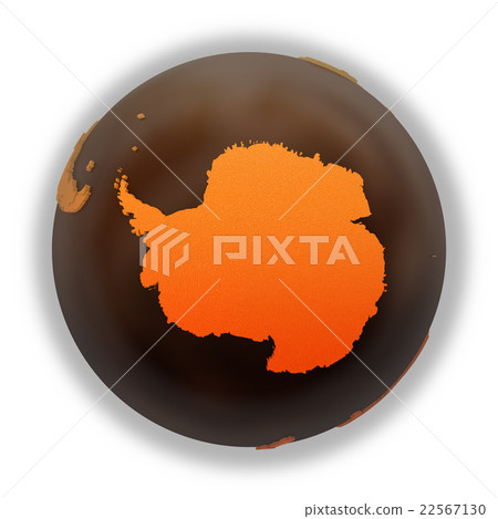 Antarctica on chocolate Earth Antarctica on chocolate Earth 22567130
