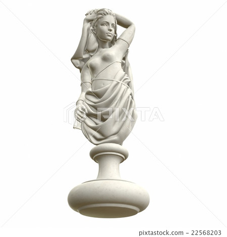 Antique sculpture of a woman. 3d illustration Antique sculpture of a woman. 3d illustration 22568203