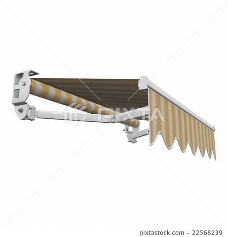 Awnings, marques patio Basis. 3d illustration Awnings, marques patio Basis. 3d illustration 22568239