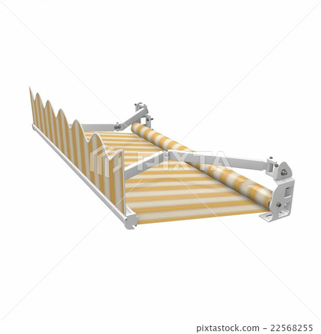 Awnings, marques patio Basis. 3d illustration Awnings, marques patio Basis. 3d illustration 22568255