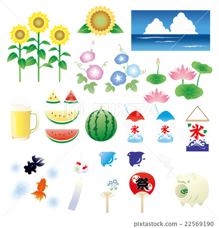 Summer image material Summer image material 22569190