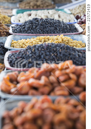 Dry fruits and spices Dry fruits and spices 22571419