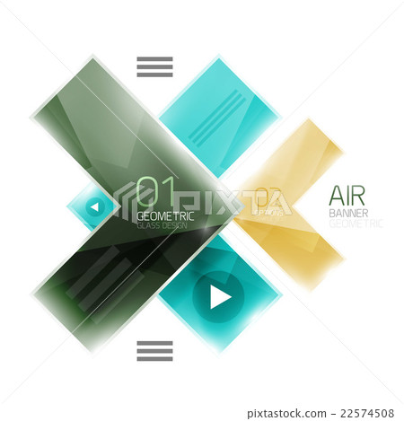 Color glossy glass arrow banner Color glossy glass arrow banner 22574508