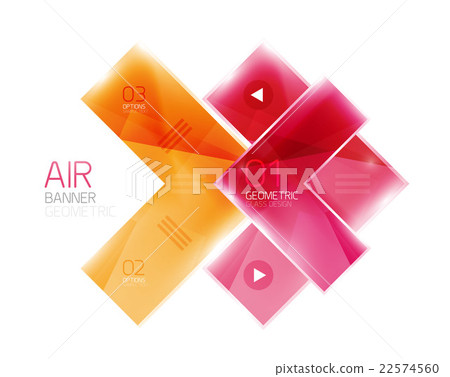 Color glossy glass arrow banner Color glossy glass arrow banner 22574560