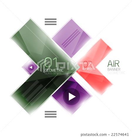 Color glossy glass arrow banner Color glossy glass arrow banner 22574641