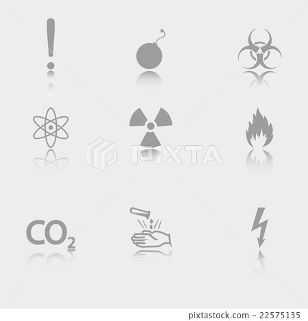 Vector illustration label danger - Stock Illustration [22575135] - PIXTA