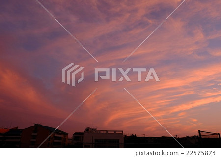 Fantastic sunset scenery 22575873