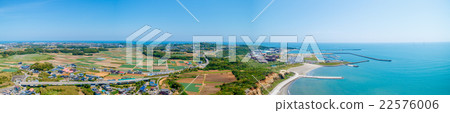 Aerial view of Choshi marina near Choshi City 22576006