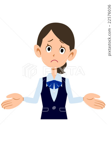 Female company workers wearing uniforms get shocked Female company workers wearing uniforms get shocked 22576036