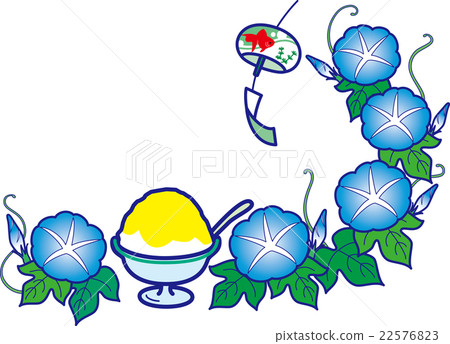 Morning glory and shaved ice lemon wind chimes summer Morning glory and shaved ice lemon wind chimes summer 22576823