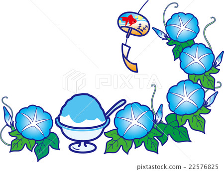 Morning glory and shaved ice blue - Hawaii wind chimes summer Morning glory and shaved ice blue - Hawaii wind chimes summer 22576825