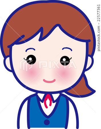 Reception desk clerical worker woman Reception desk clerical worker woman 22577361