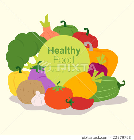 Healthy food background with vegetable 3 22579798