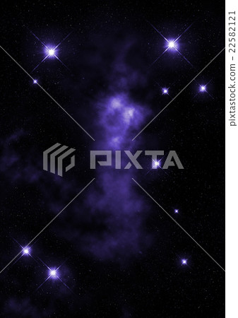Star field in space and a nebulae 22582121