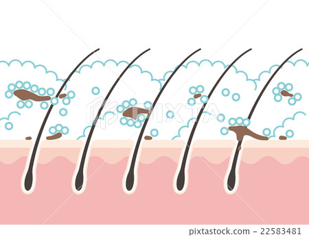 Scalp during washing 22583481