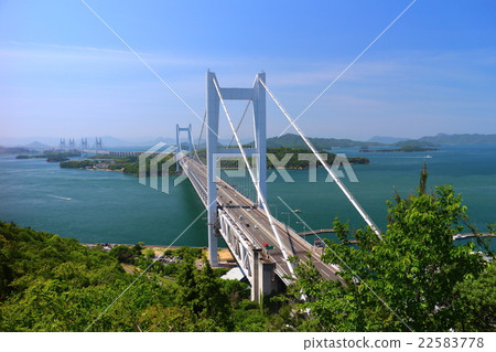 從Washuzan看到的瀨戶大橋 從Washuzan看到的瀨戶大橋 22583778
