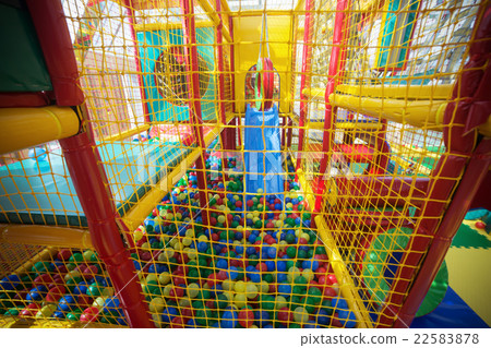 Indoor playground with colorful plastic balls for Indoor playground with colorful plastic balls for 22583878