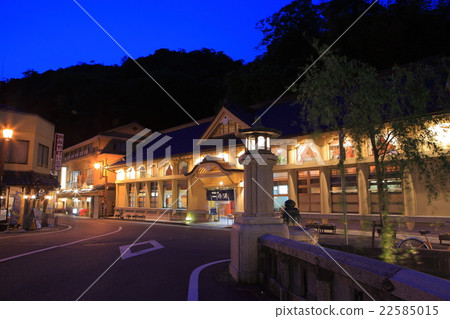 Kinosaki Onsen night view Kinosaki Onsen night view 22585015