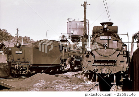 昭和43御殿場線D52和D51蒸汽機車Kozu代理區 22585146