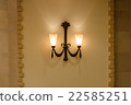 Western-style lamp and wall 22585251