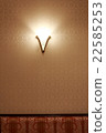 Western-style lamp and wall 22585253