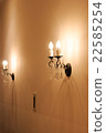 Western-style lamp and wall 22585254