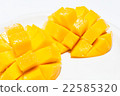 Mango with a dice cut 22585320