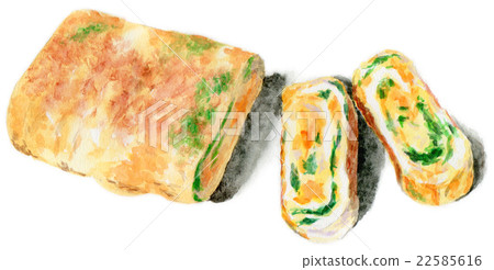 This egg roasted omelet with eggplant 22585616