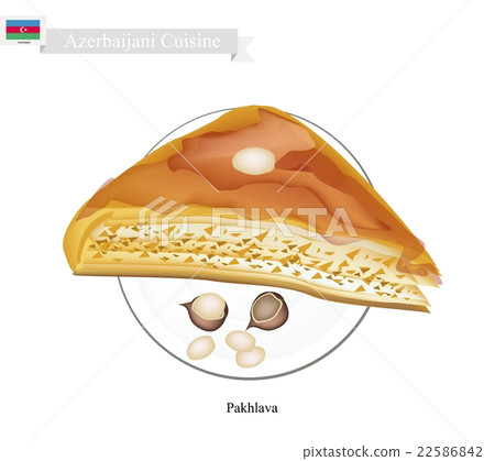 Pakhlava or Azerbaijani Cheese Pastry Syrup Pakhlava or Azerbaijani Cheese Pastry Syrup 22586842