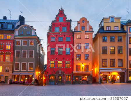 Gamla Stan at night, Stockholm Gamla Stan at night, Stockholm 22587067