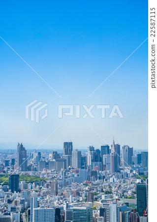 Tokyo cityscape in early summer Tokyo cityscape in early summer 22587115