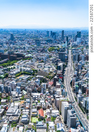 東京都市風景在初夏 東京都市風景在初夏 22587201