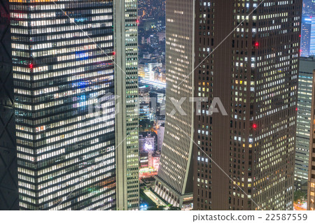 [Tokyo] Shinjuku Fukutoshin night view 22587559