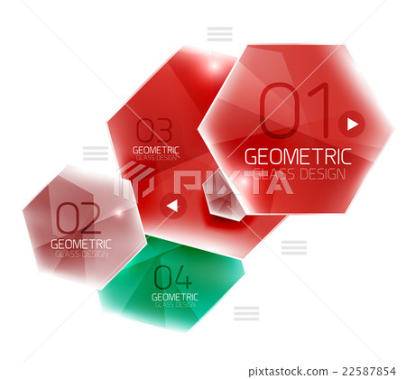 Hexagon option infographics - Stock Illustration [22587854] - PIXTA