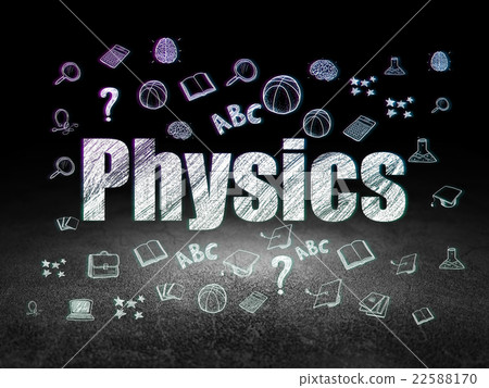 Studying concept: Physics in grunge dark room 22588170