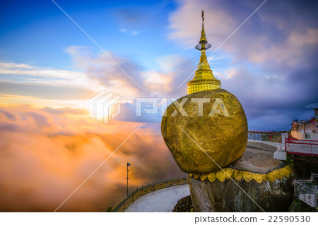 Golden Rock of Myanmar Golden Rock of Myanmar 22590530