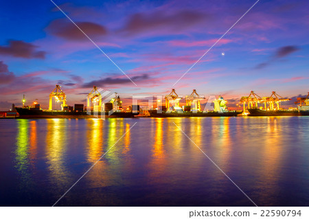 Container Cargo freight ship Container Cargo freight ship 22590794