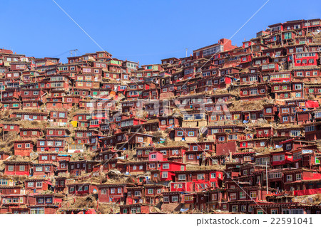 Top view monastery at Larung gar 22591041
